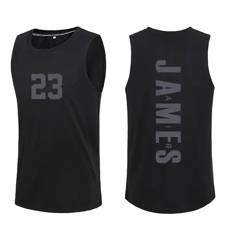 Wholesale Customized Basketball Shirt Vest Men's Loose Increase Summer Thin Quick Dry Sports Casual Jersey