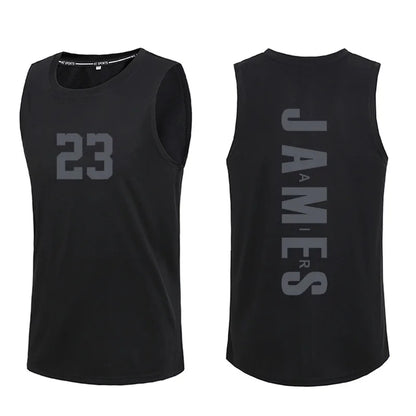 Wholesale Customized Basketball Shirt Vest Men's Loose Increase Summer Thin Quick Dry Sports Casual Jersey
