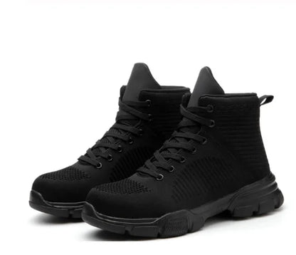 Men Safety Shoes With Metal Toe Indestructible Ryder Shoe Work Boots With Steel Toe Waterproof Breathable Sneakers Work Shoes