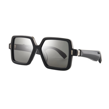 Bluetooth Smart Glasses with Charging Case and Anti-Blue Light Lenses