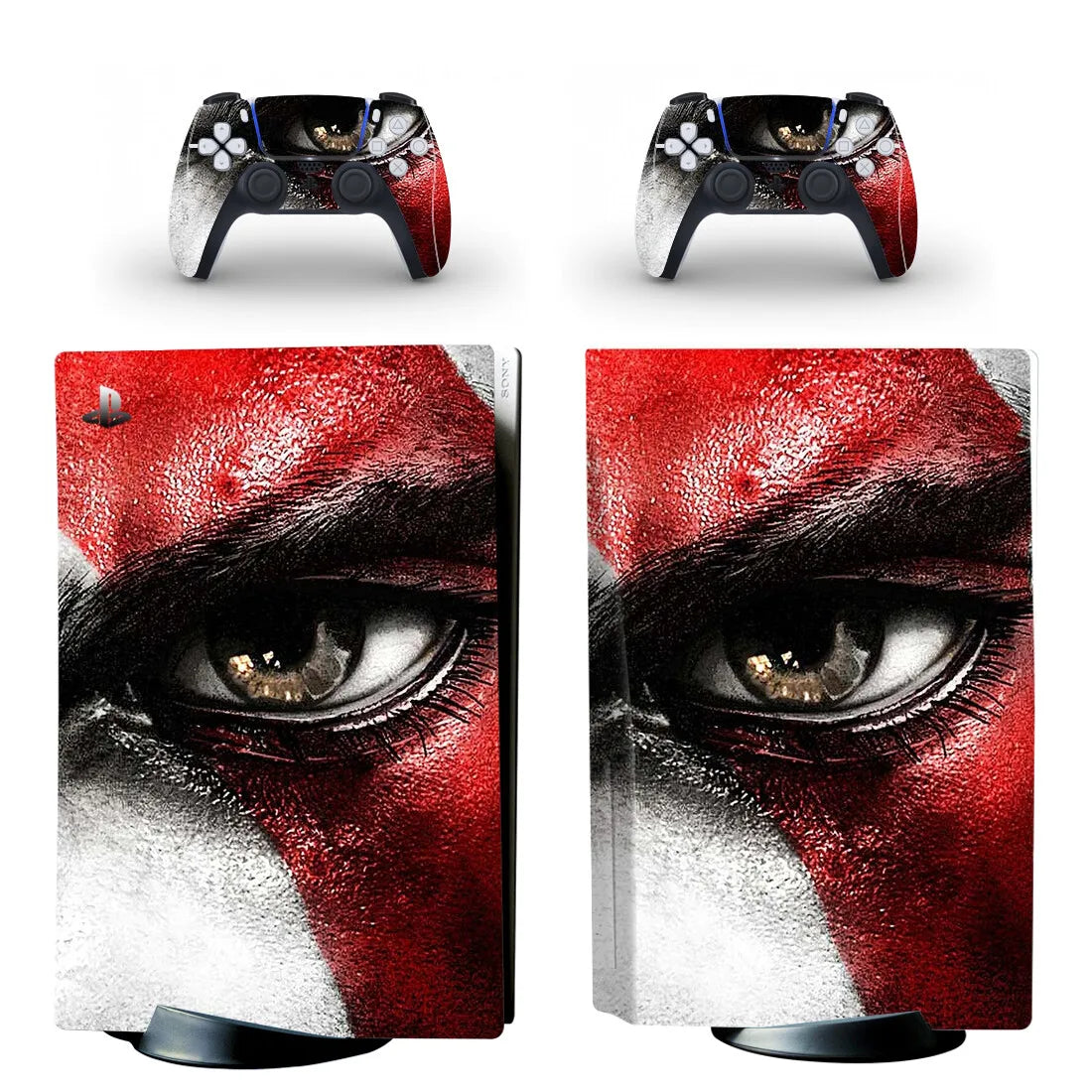 God of War PS5 Disc Edition Skin Sticker Decal Cover for Console & Controller PS5 Disk Skin Sticker Vinyl