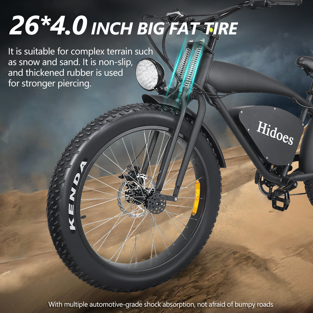 EU USA Warehouse Hidoes B3 Women Men Electric Bikes 26 Inch Tyre Electric-Bike Smart Off Road Electric-Bike