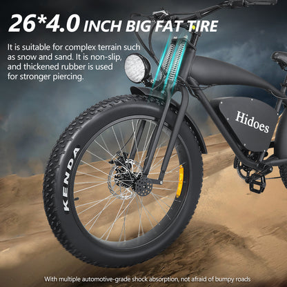 EU USA Warehouse Hidoes B3 Women Men Electric Bikes 26 Inch Tyre Electric-Bike Smart Off Road Electric-Bike