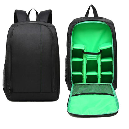 Dual Shoulder Camera Bag,Waterproof Compact Camera Bag Suitable for Canon Nikon Sony SLR Digital SLR Camera Backpack
