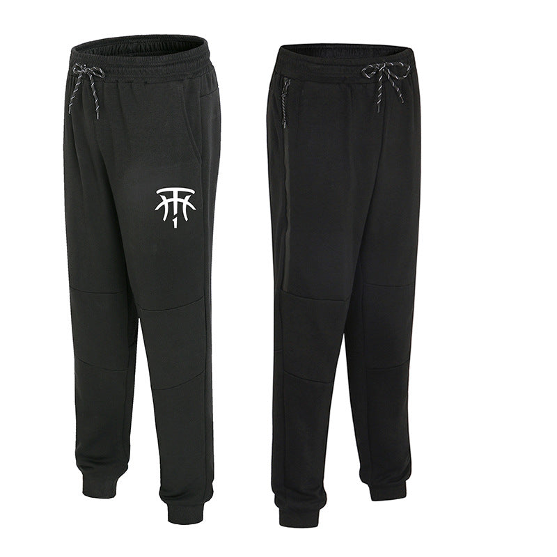 Wholesale Customized Basketball Training Pants Men'S Spring and Autumn Thin Zipper Cotton Casual Pants