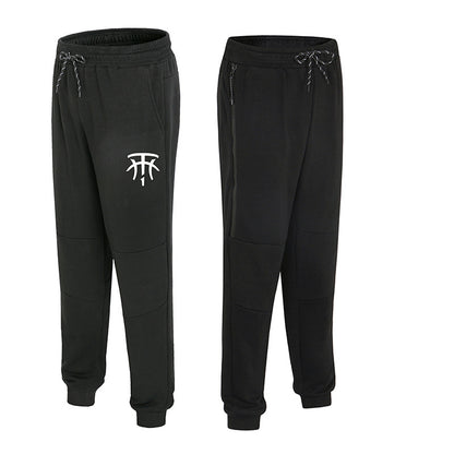 Wholesale Customized Basketball Training Pants Men'S Spring and Autumn Thin Zipper Cotton Casual Pants