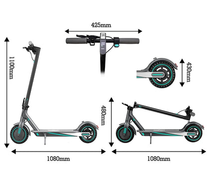 UK EU New Stocks 36V 350W Electric Scooter 25KMh 30Kmh Scooters Electric for Adult M365 Pro Electronic Scooter in Dropshipping