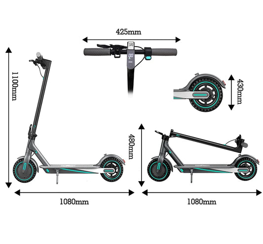 UK EU New Stocks 36V 350W Electric Scooter 25KMh 30Kmh Scooters Electric for Adult M365 Pro Electronic Scooter in Dropshipping