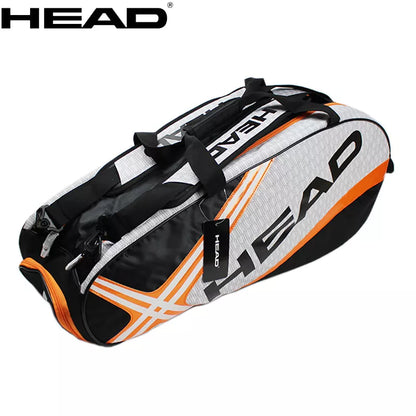 Original HEAD Tennis Bag Large Capaicity Tennis Rackets Bag 6 Tennis Racquets Bag Raquete Tennis Backpack Tenis for 6 Racquets