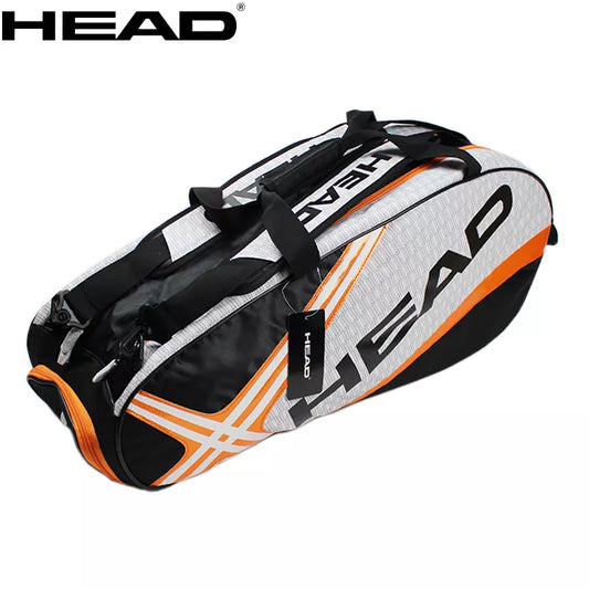Original HEAD Tennis Bag Large Capaicity Tennis Rackets Bag 6 Tennis Racquets Bag Raquete Tennis Backpack Tenis for 6 Racquets