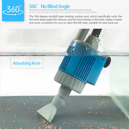 20W 28W Automatic Aquarium Water Changer Pump for Fish Tank Gravel Cleaner Cleaning Tool Sand Washer Filter Siphon 110v 220v