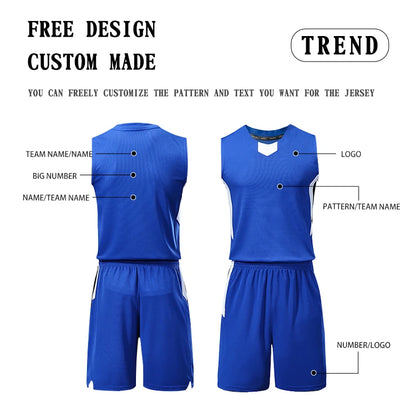 China Factory Basketball Sportswear Breathable Men Basketball Uniform Custom