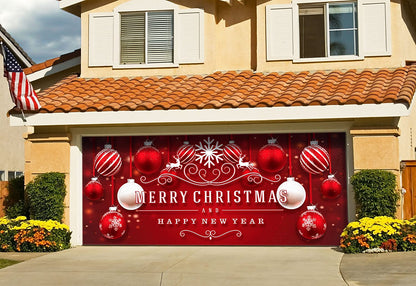 7 X 16ft Christmas Decorations Holiday Garage Door Banner Mural Wall Banner