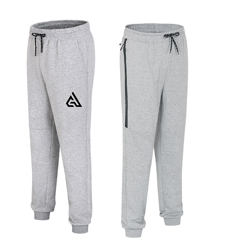 Wholesale Customized Basketball Training Pants Men'S Spring and Autumn Thin Zipper Cotton Casual Pants