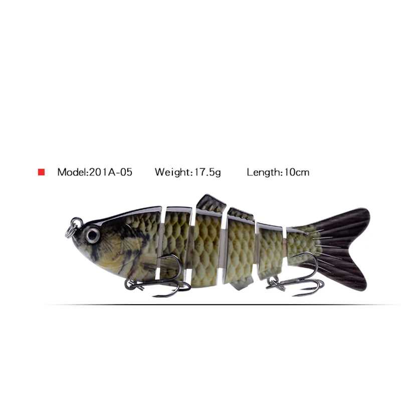 Fishing Bait Sinking Wobblers Fishing Tools 14cm28g17g Fishing LurefiShing Gaccessories  8 Segment Hard Lures for Fishing Lure