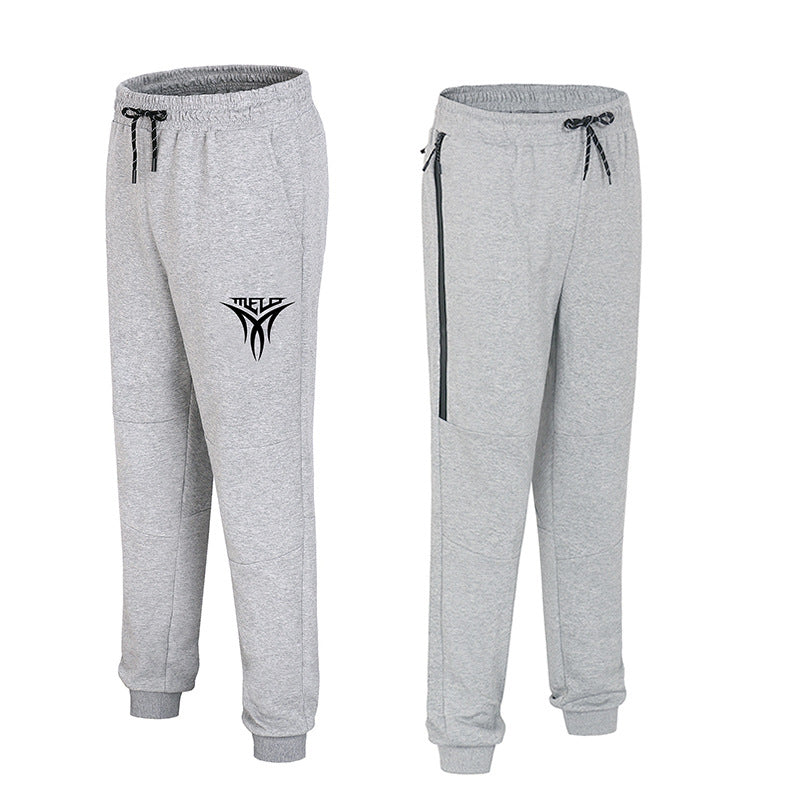Wholesale Customized Basketball Training Pants Men'S Spring and Autumn Thin Zipper Cotton Casual Pants