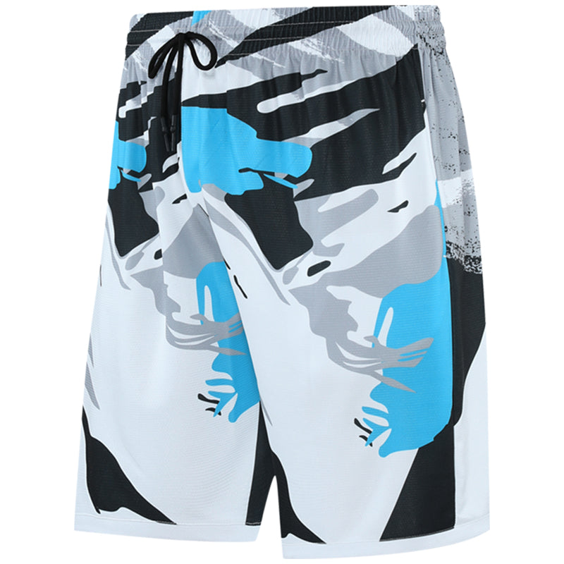 Factory Wholesale Men Loose Fit Sport Shorts OEM Camouflage Basketball Shorts