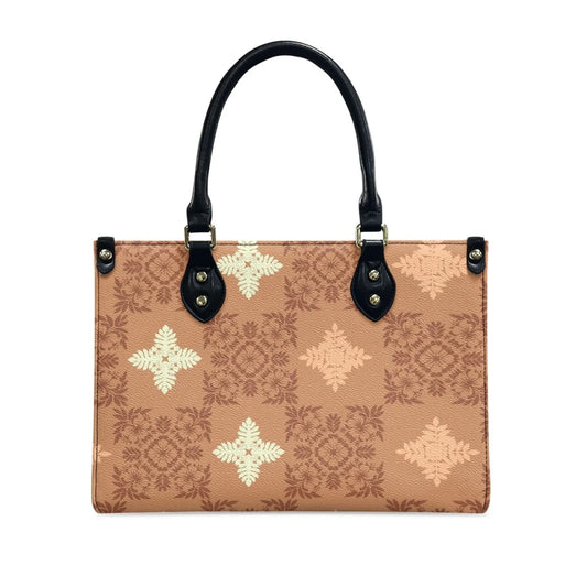 New Design Best Selling Women's Leather Handbags Print on Demand Custom Hawaiian Quilt Fashionable Exquisite Ladies Pu Handbag