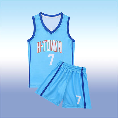 Wholesale Cheap Sport Performance Tank Top Shorts Set Team Basketball Jersey Custom
