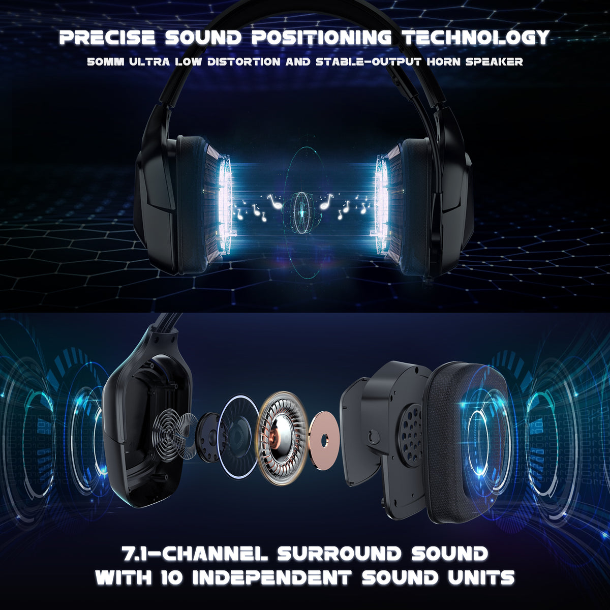 2021 Hot Selling Onikuma K20 Gaming Headset Noise Cancelling Headphones for Xbox PS4 PS5