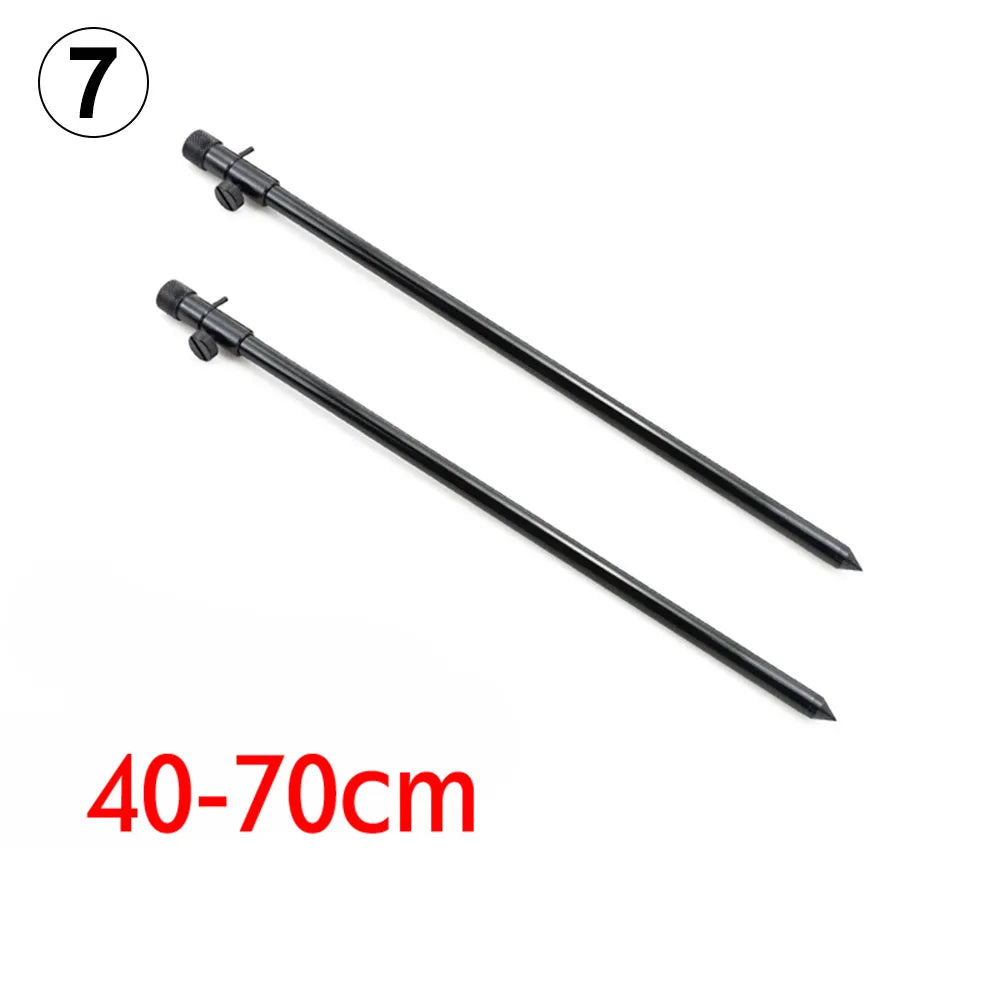 Carp Fishing Buzz Bars 20cm 30cm Fishing Rod Pod Holder Black Buzzer Bar for 2 Rods