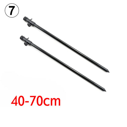 Carp Fishing Buzz Bars 20cm 30cm Fishing Rod Pod Holder Black Buzzer Bar for 2 Rods