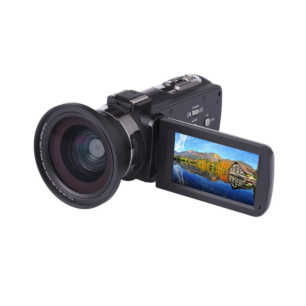 4K Camera 1080P Wifi Digital Video Camera 3.1 Inch IPS Touch Screen HD Vlogging for YouTube 18X Digital Zoom