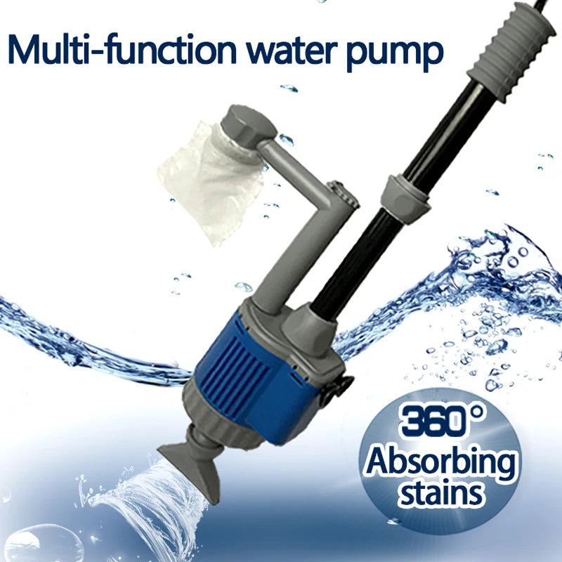 20W 28W Automatic Aquarium Water Changer Pump for Fish Tank Gravel Cleaner Cleaning Tool Sand Washer Filter Siphon 110v 220v