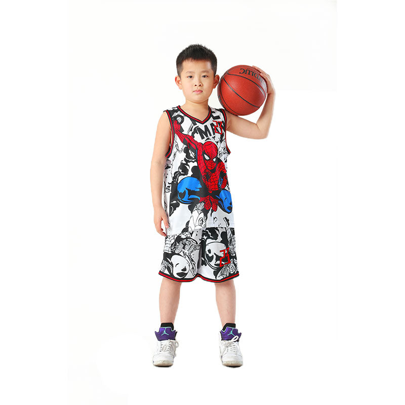 Boys Girls Basketball Jersey Uniform Breathable Child Wholesale Blank Basketball Jerseys