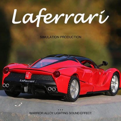 1:32 Laferrari FXXK Toy Alloy Car Diecasts & Toy Vehicles Sound and Light Car Model Collection Car Toys for Children