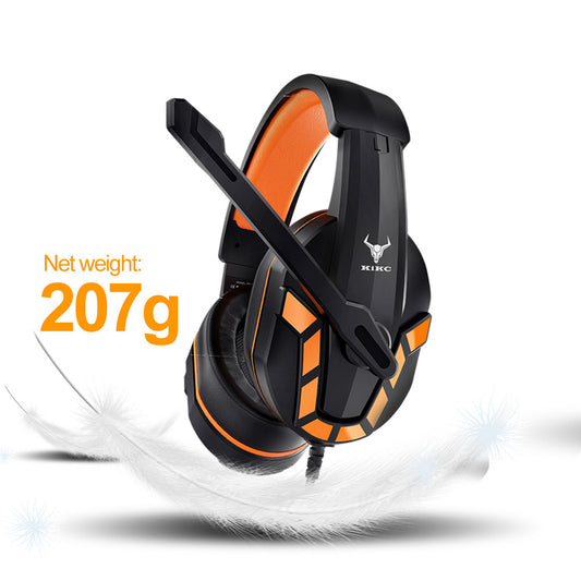 KIKC PS-4 3D Stereo Ps5 Wired Gaming Headset With Microphone Headphone Gamer Usb Custom