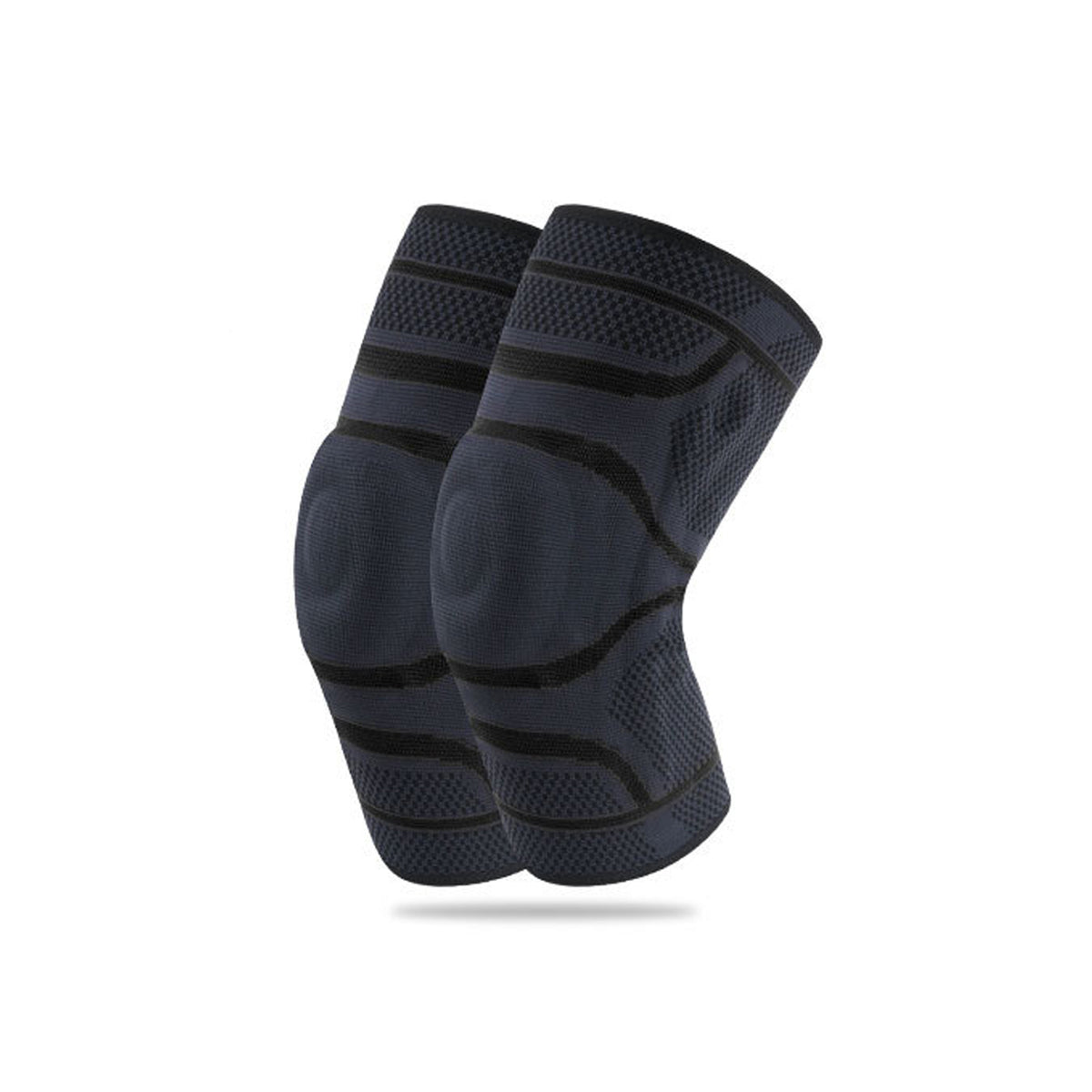 Custom Logo Breathable Basketball Athletic Sports Running Jogging Climbing Compression Silicone Knee Pad