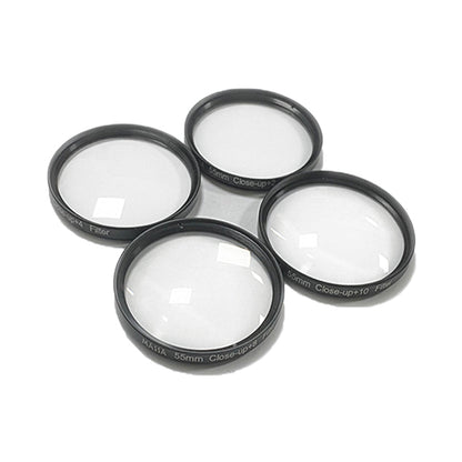Massa Photographic Equipment Digital Camera Accessories 55MM Black Glass +2+4+8+10  Close Up  Camera Lens Filter