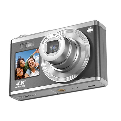 Winait 60MP Digital Camera 10x Optical Zoom With Dual Display Home Use Digital Still Compact Camera