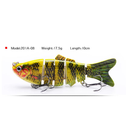 Fishing Bait Sinking Wobblers Fishing Tools 14cm28g17g Fishing LurefiShing Gaccessories  8 Segment Hard Lures for Fishing Lure