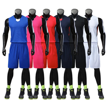China Factory Basketball Sportswear Breathable Men Basketball Uniform Custom