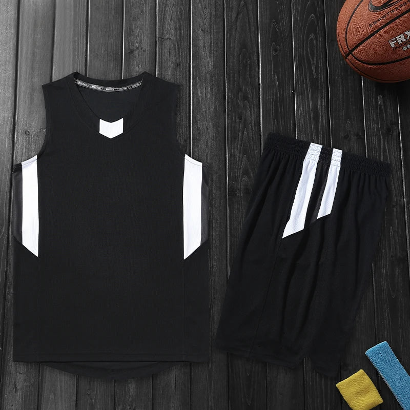 China Factory Basketball Sportswear Breathable Men Basketball Uniform Custom