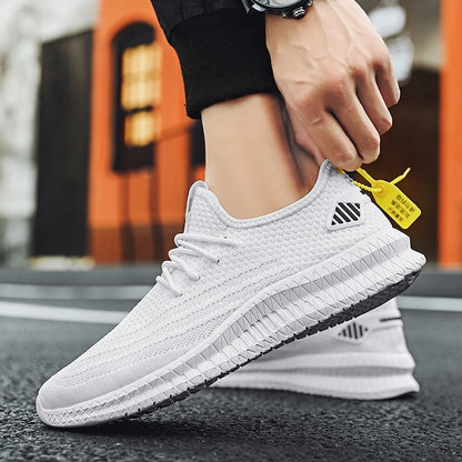 Fashion Sneakers Men's Casual Shoes Lac-Up  Lightweight Shoes Comfortable Breathable Walking Shoe Zapatillas Hombre