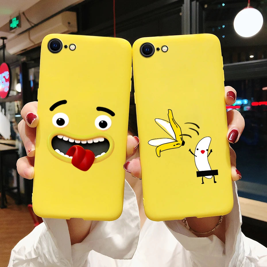 For Apple Iphone SE 2020 Case Silicone Cute TPU Soft Phone Case for iPhone SE 2 4.7'' 2020 SE2 Back Protector Bumper Cover Cases