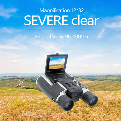 DT40 New 2.5K Resolution Digital Binoculars Camera 12X Optical Zoom 8X Digital Zoom Scope Camera Gadget Digital Telescope Camera