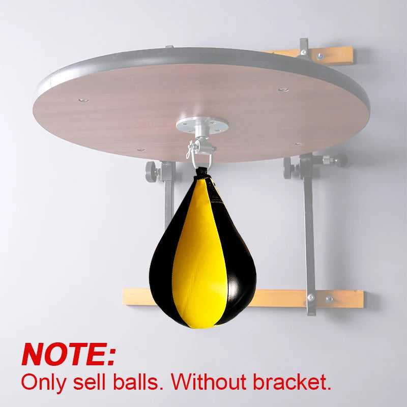 Professional Boxing Pear Shape Speed Ball Inflatable Swivel Punching Boxing Training Bag for Gym Home Boxing Exercise Equipments