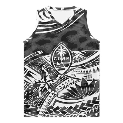 Sport Tank Top Men Basketball Jersey Clothes Polynesian Black and White Tribal Tattoo Totem Custom Sublimated Basketball Jersey