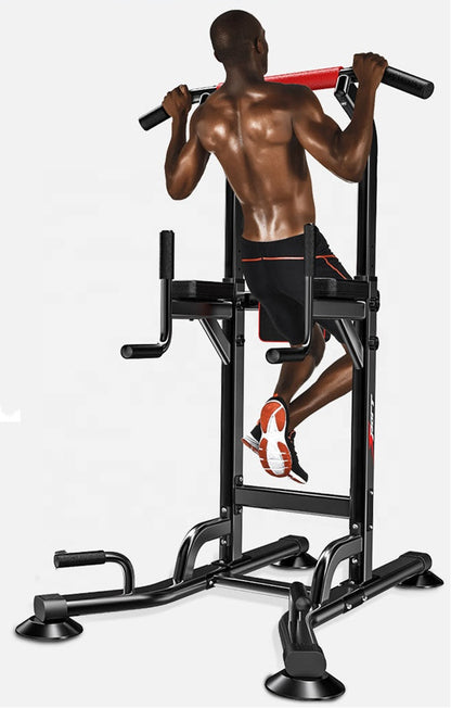 Sport Power Tower Pull Up Bar Dip Stand Station Multi-Function Workout Home Gym Training Fitness Exercise Equipment