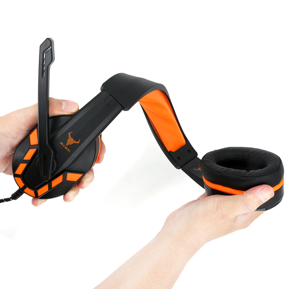 KIKC PS-4 3D Stereo Ps5 Wired Gaming Headset With Microphone Headphone Gamer Usb Custom