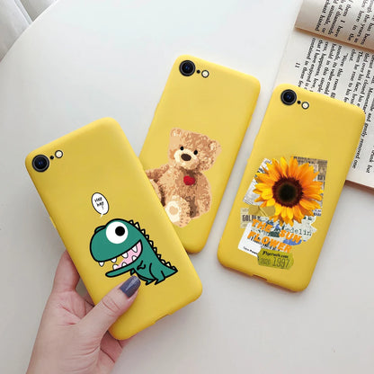 For Apple Iphone SE 2020 Case Silicone Cute TPU Soft Phone Case for iPhone SE 2 4.7'' 2020 SE2 Back Protector Bumper Cover Cases