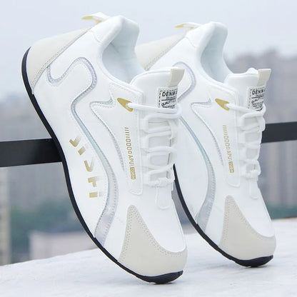 Spring New Leisure Sports Men's Shoes Versatile Elevated Board Shoes Mesh Breathable Men's Running Shoes