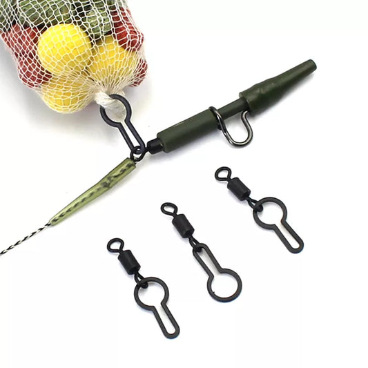 20PCS Carp Fishing Swivel for Connecting PVA Mesh Bag Carp Coarse Fishing Accessories Terminal Tackle