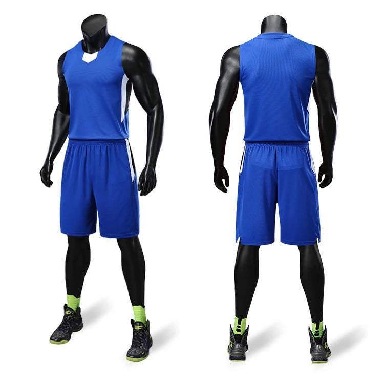 China Factory Basketball Sportswear Breathable Men Basketball Uniform Custom