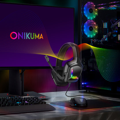 2021 Hot Selling Onikuma K20 Gaming Headset Noise Cancelling Headphones for Xbox PS4 PS5