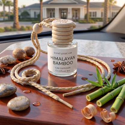 Luxury Car Diffuser — Nature Scents, 8ml Refillable, Long-Lasting Fragrance